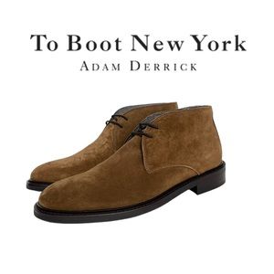 To Boot New York Adam Derrick Brown Suede Chukka With Cashmere Lined Boots NWB